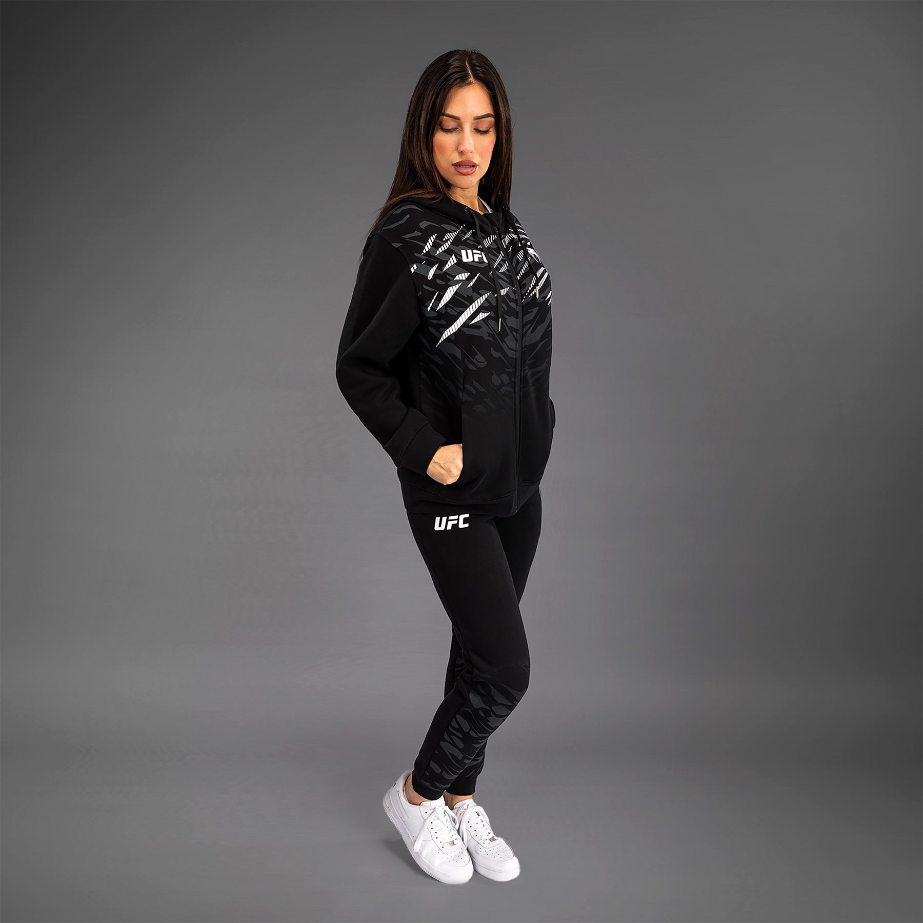 Veste à Capuche Zippé pour Femmes UFC Fusion by Venum Replica - Noir - product-type_Vestes