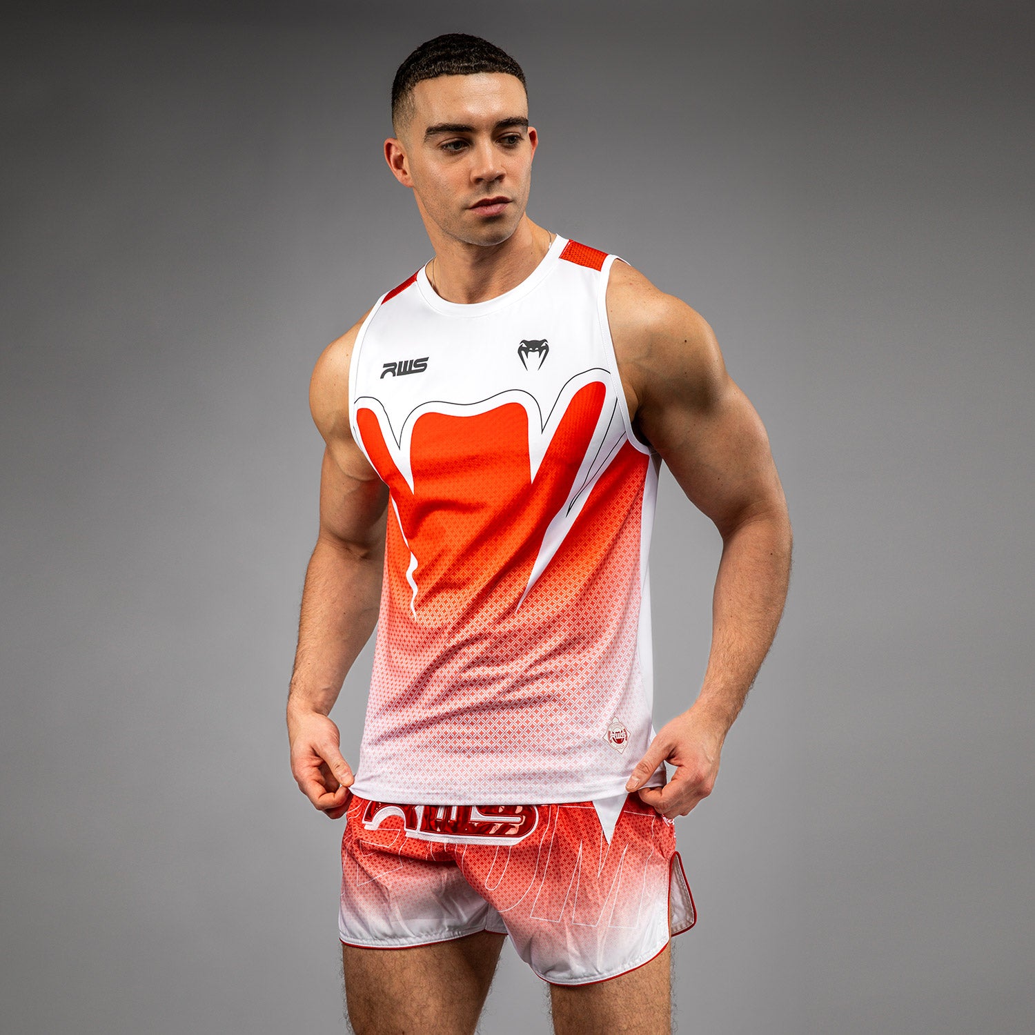 Débardeur Dry-Tech Homme Venum x RWS 2.0 – Blanc/Rouge - product-type_Débardeurs