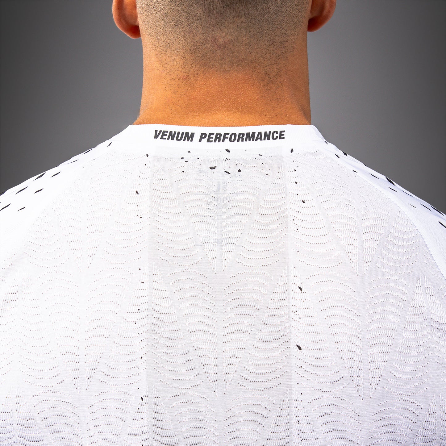 Maillot Officiel Walkout Homme Personnalisé UFC Zenith by Venum Authentic Fight Night - Blanc