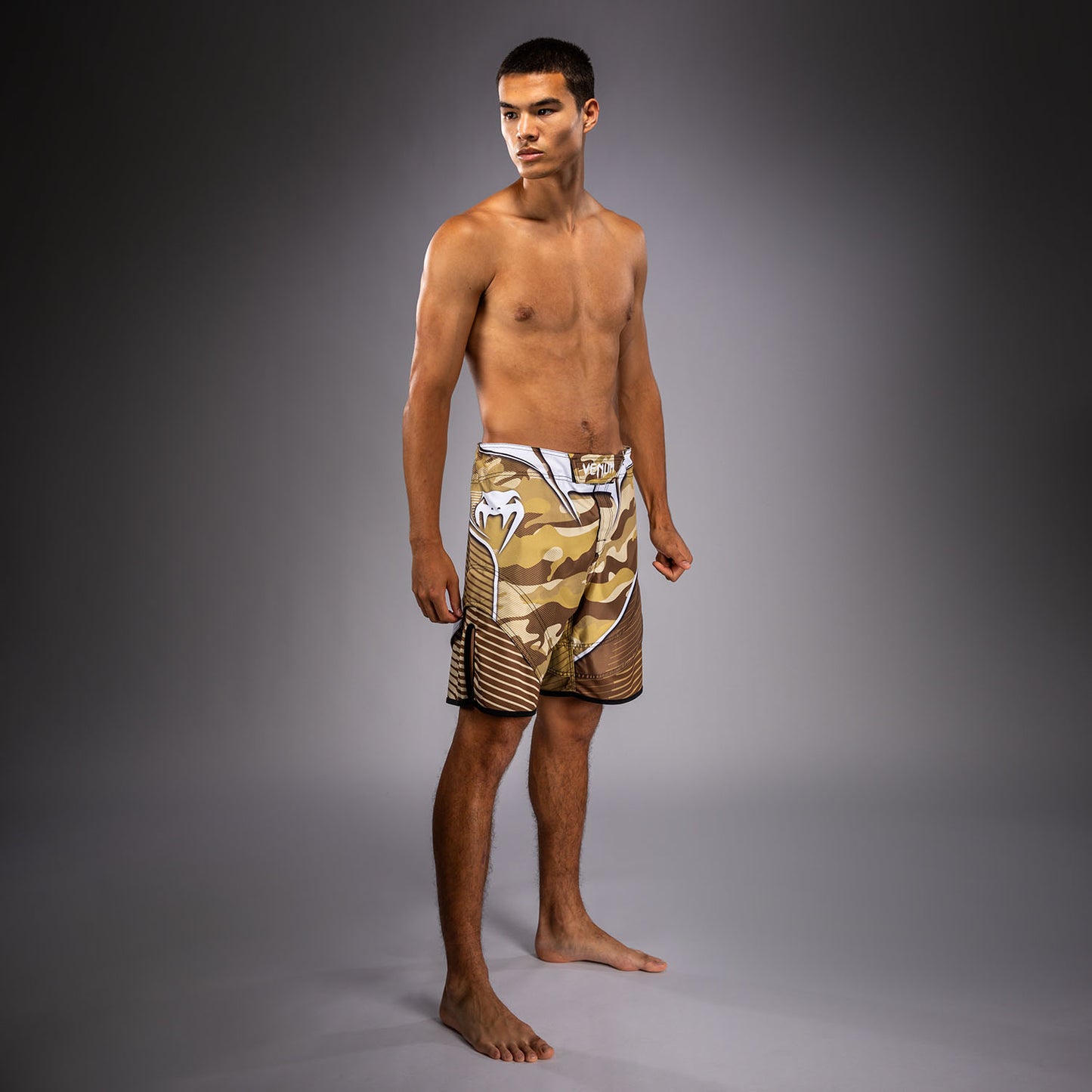 Short de Combat Venum Camo Hero - Beige Clair/Marron