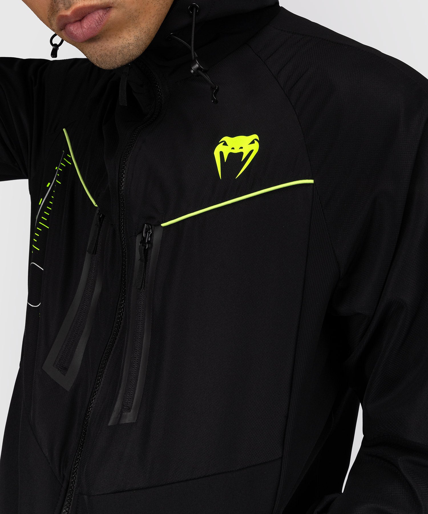 Veste de survêtement Venum Training Camp 4.0 - Noir/Vert Fluo - product-type_Vestes