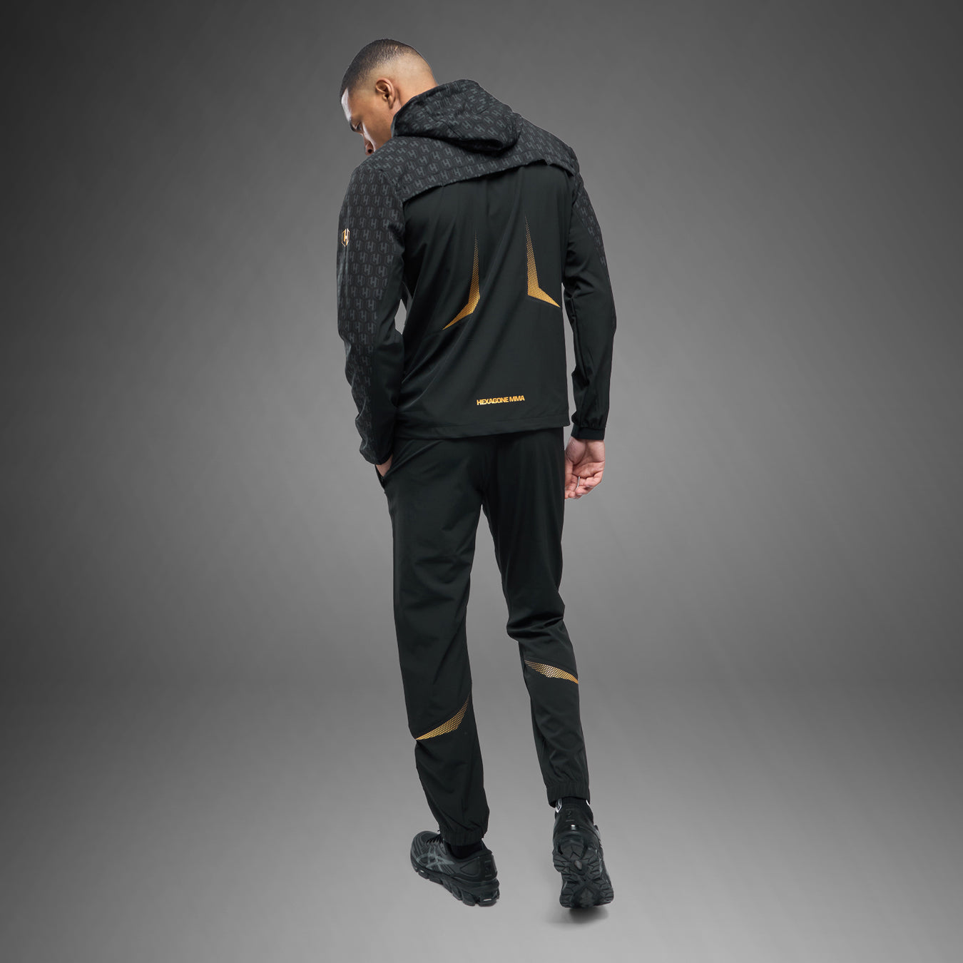 Survêtement complet (veste + pantalon) FK x Venum Hexagone MMA - Noir/Doré - product-type_Pack de produits