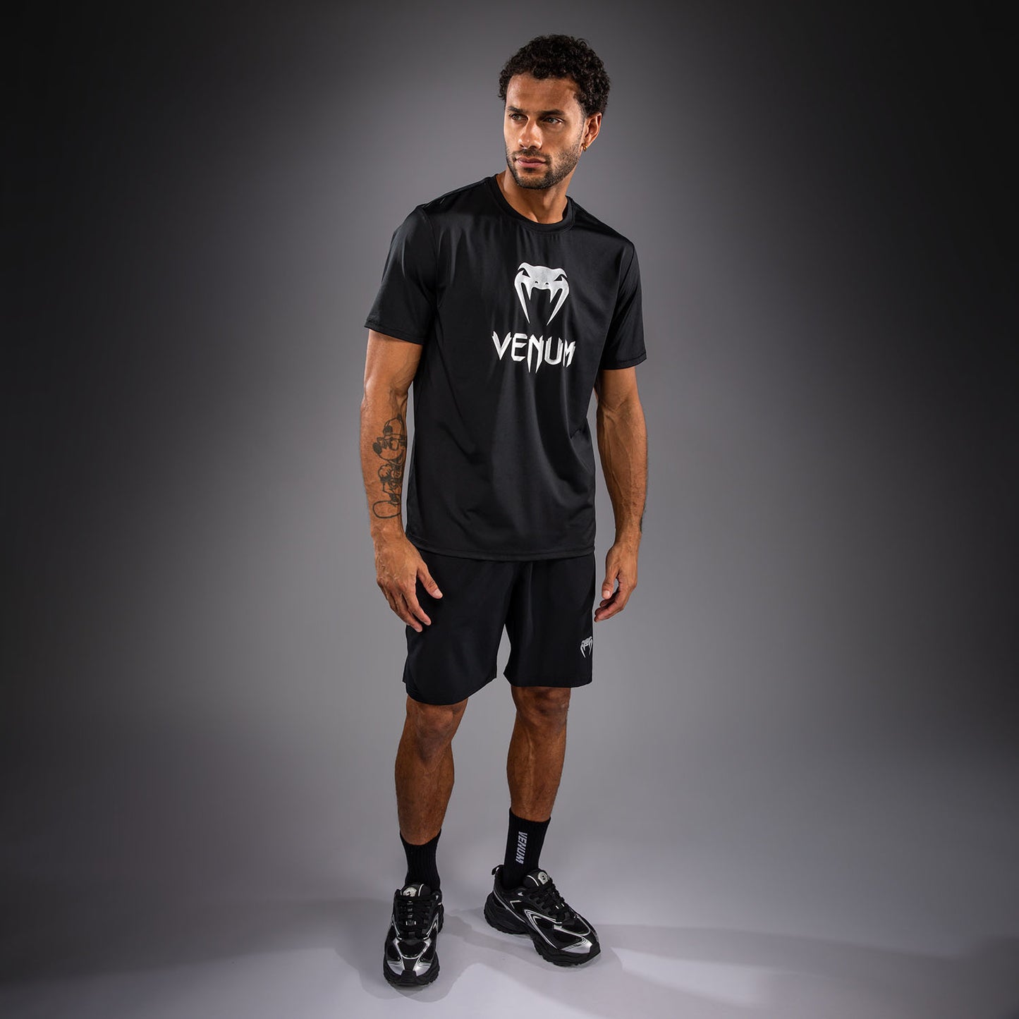 T-shirt Dry Tech Venum Classic - Noir/Argent