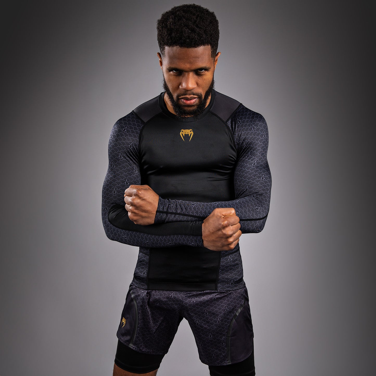Rashguard Manches Longues Venum x Assassin's Creed Shadows - Noir - product-type_T-Shirts de Compression