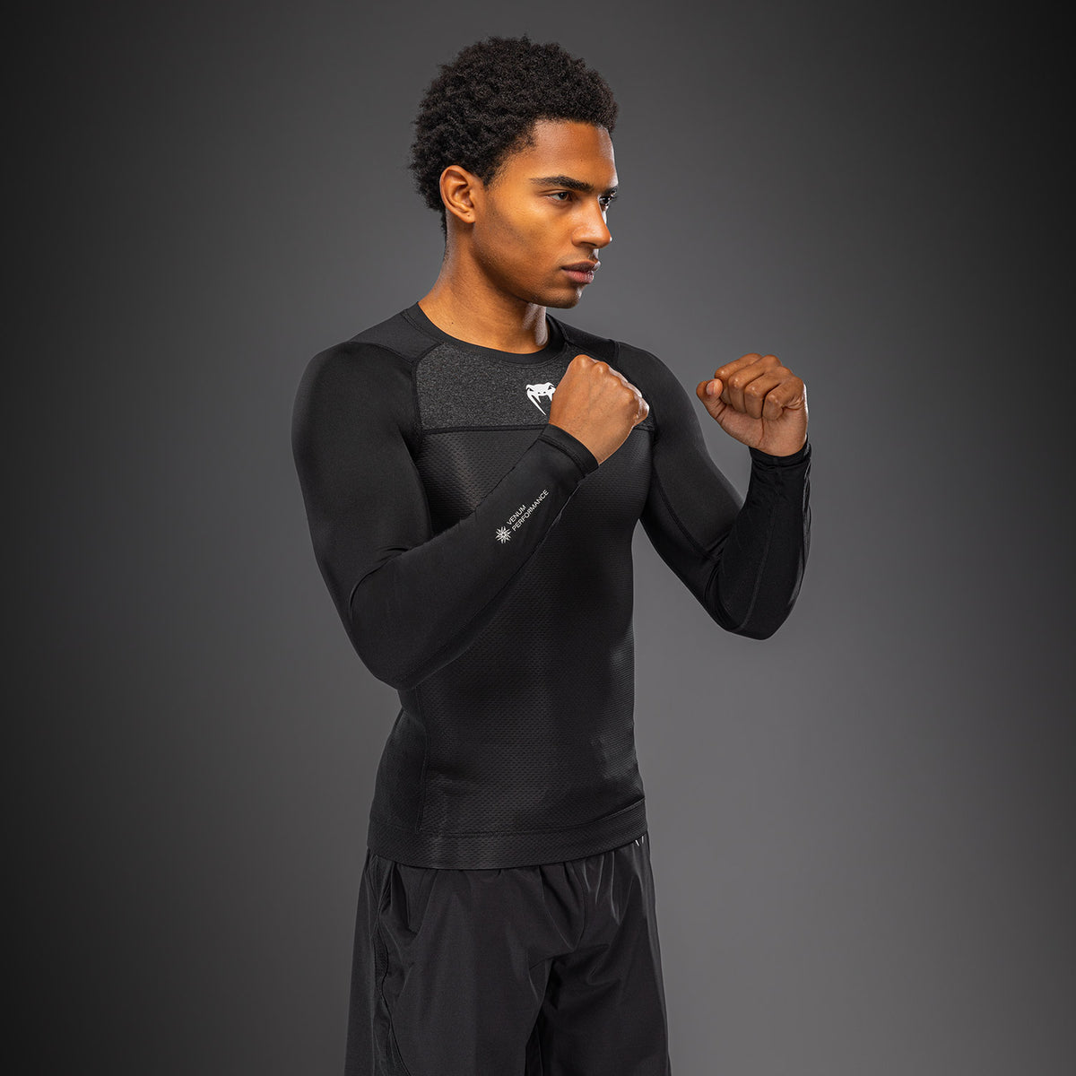 Rashguard manches longues Venum G-Fit Scale - Noir