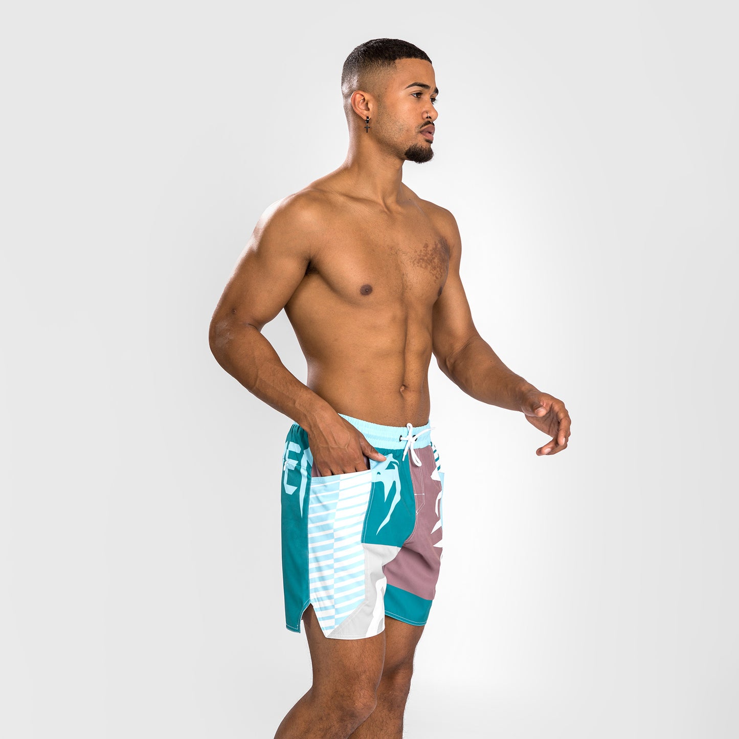 Short De Bain Venum Summer 88 - Clearwater/Bleu Mosaïque - product-type_Shorts de bain