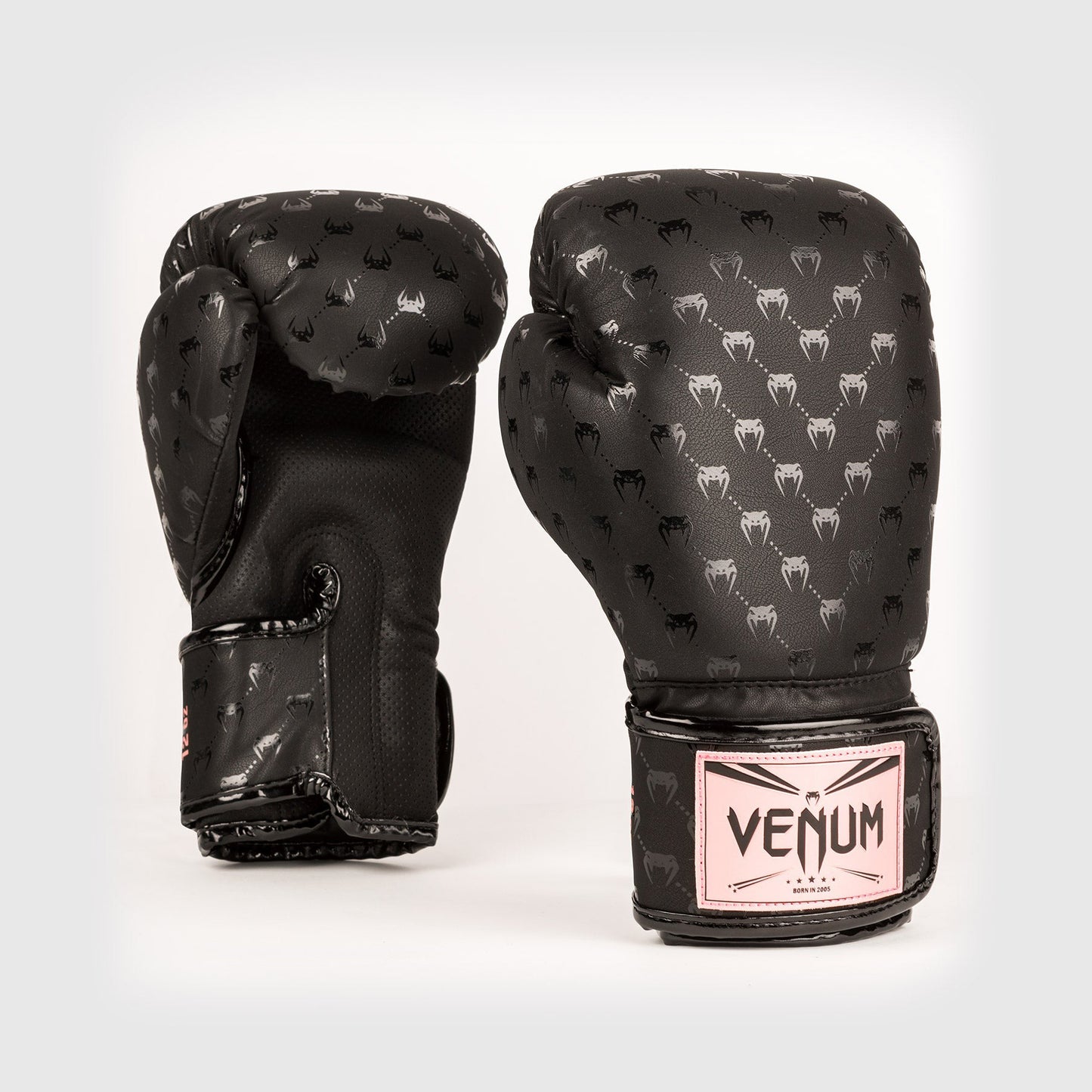 Gants de Boxe Venum Impact Monogram - Noir/ Rose Doré - product-type_Gants de boxe