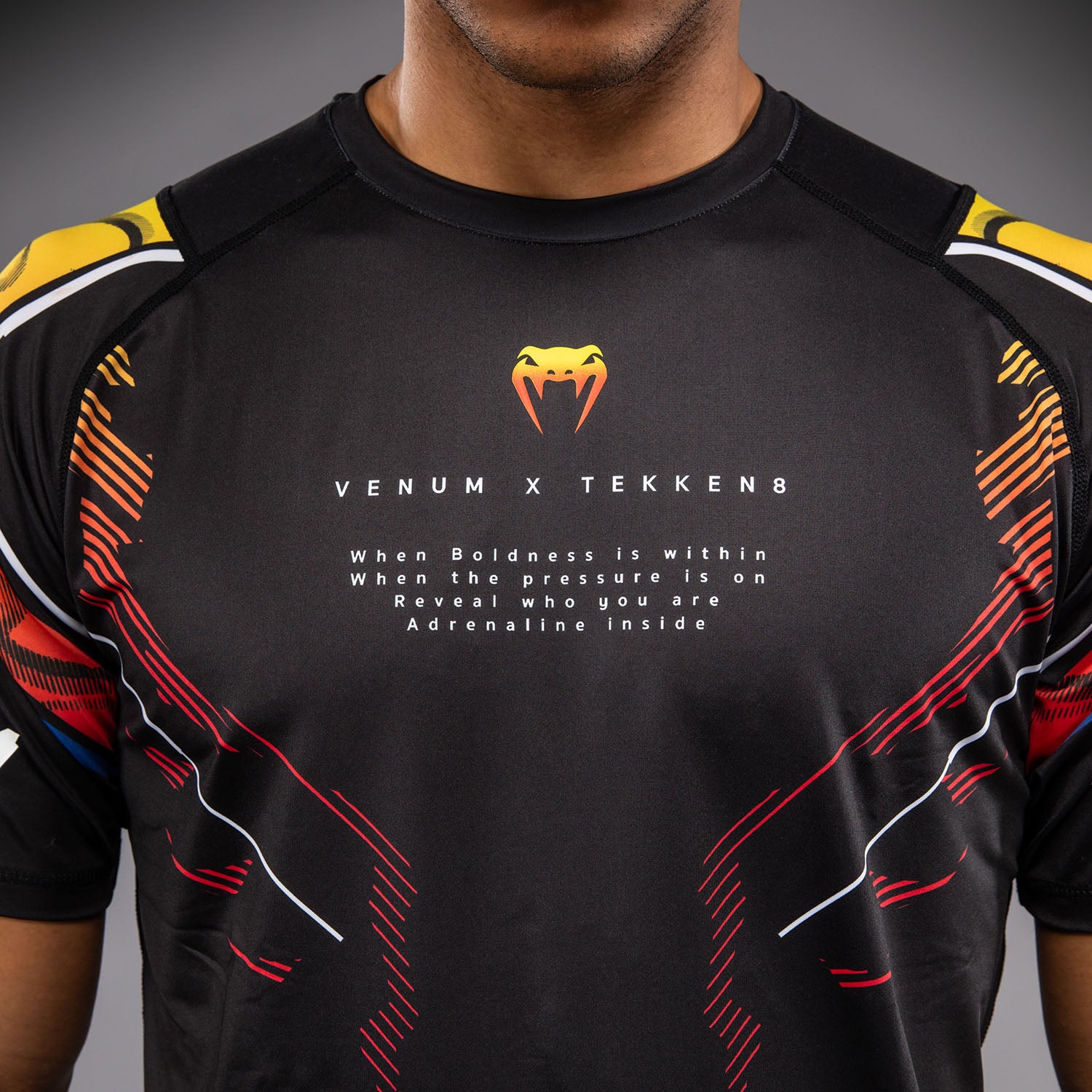 T-shirt Dry Tech Yoshimitsu Venum x TEKKEN 8 - Noir/Orange - product-type_T-Shirts Dry Tech