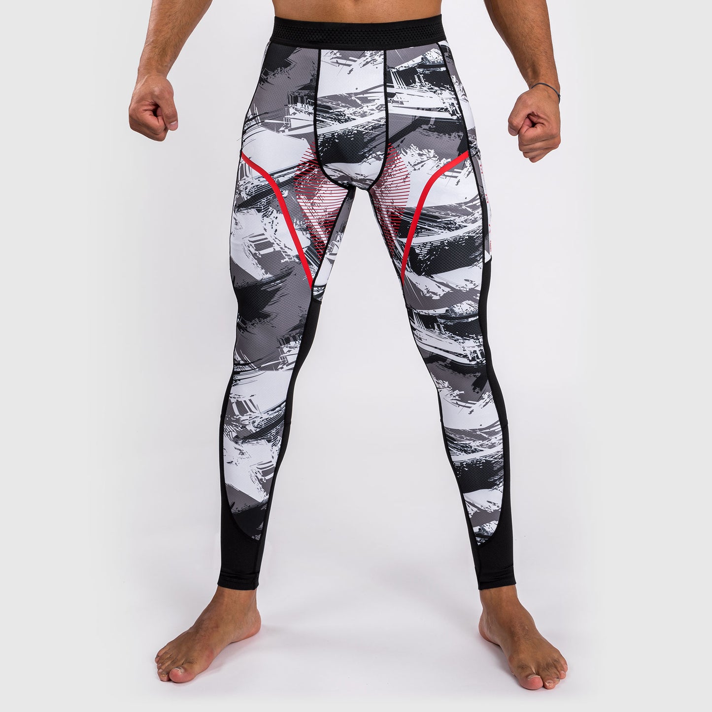 Pantalon de compression Venum Electron 3.0 - Gris/Rouge - product-type_Pantalons de Compression