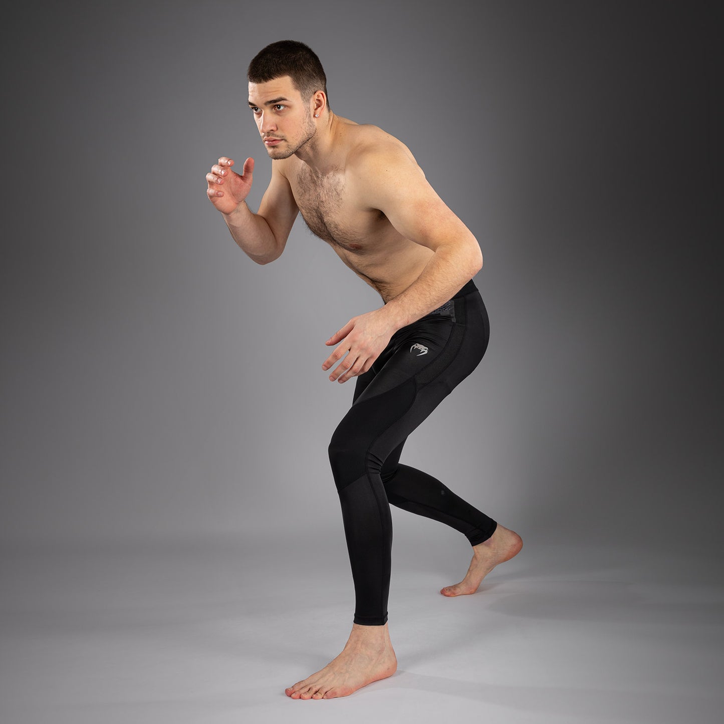 Pantalon de Compression Venum G-Fit Scales – Noir/Gris Charbon