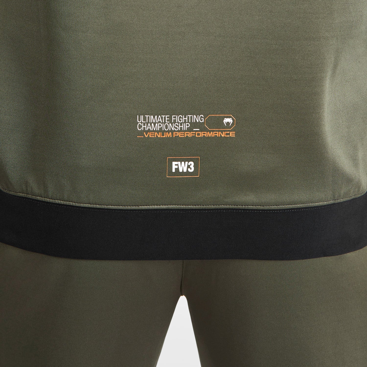 Sweatshirt zippé à capuche UFC Adrenaline by Venum Fight Week - Khaki/Bronze - product-type_Sweatshirts