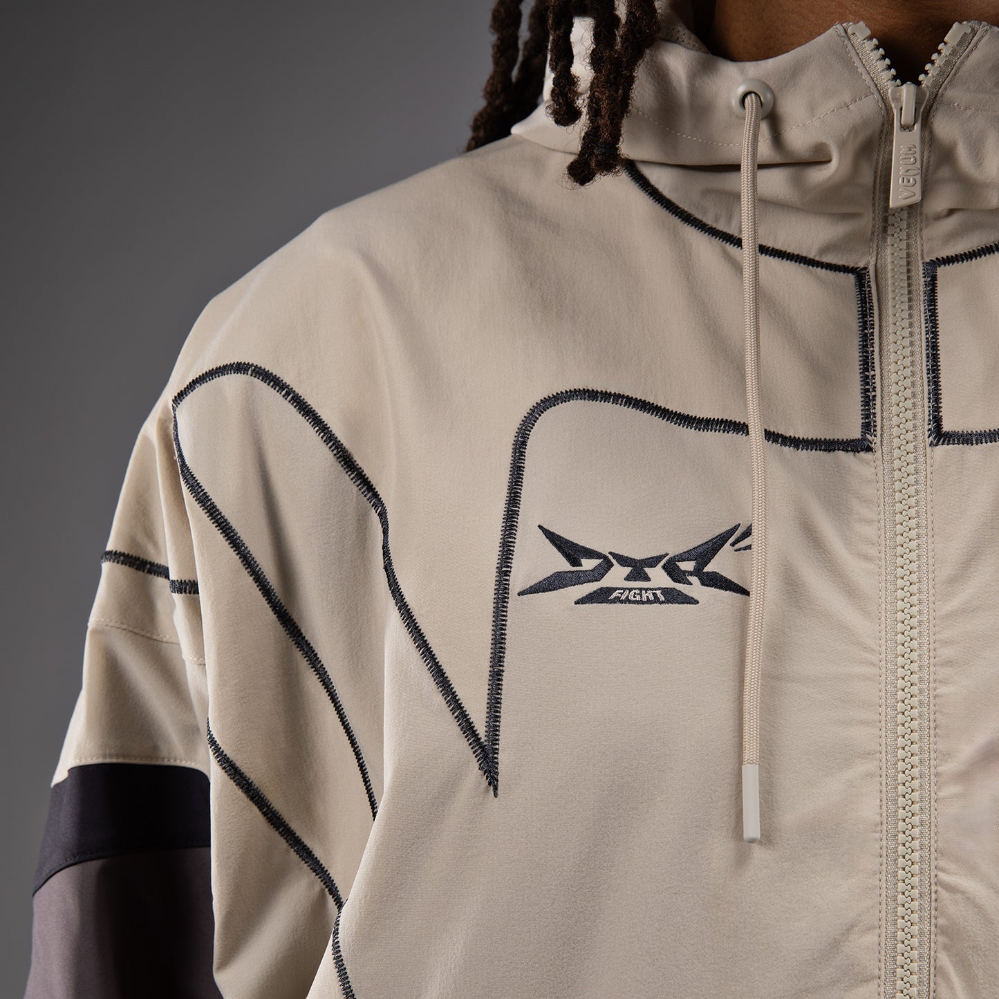 Veste de survêtement Venum x DTR Fight Attack 90 - Off-White - product-type_Vestes