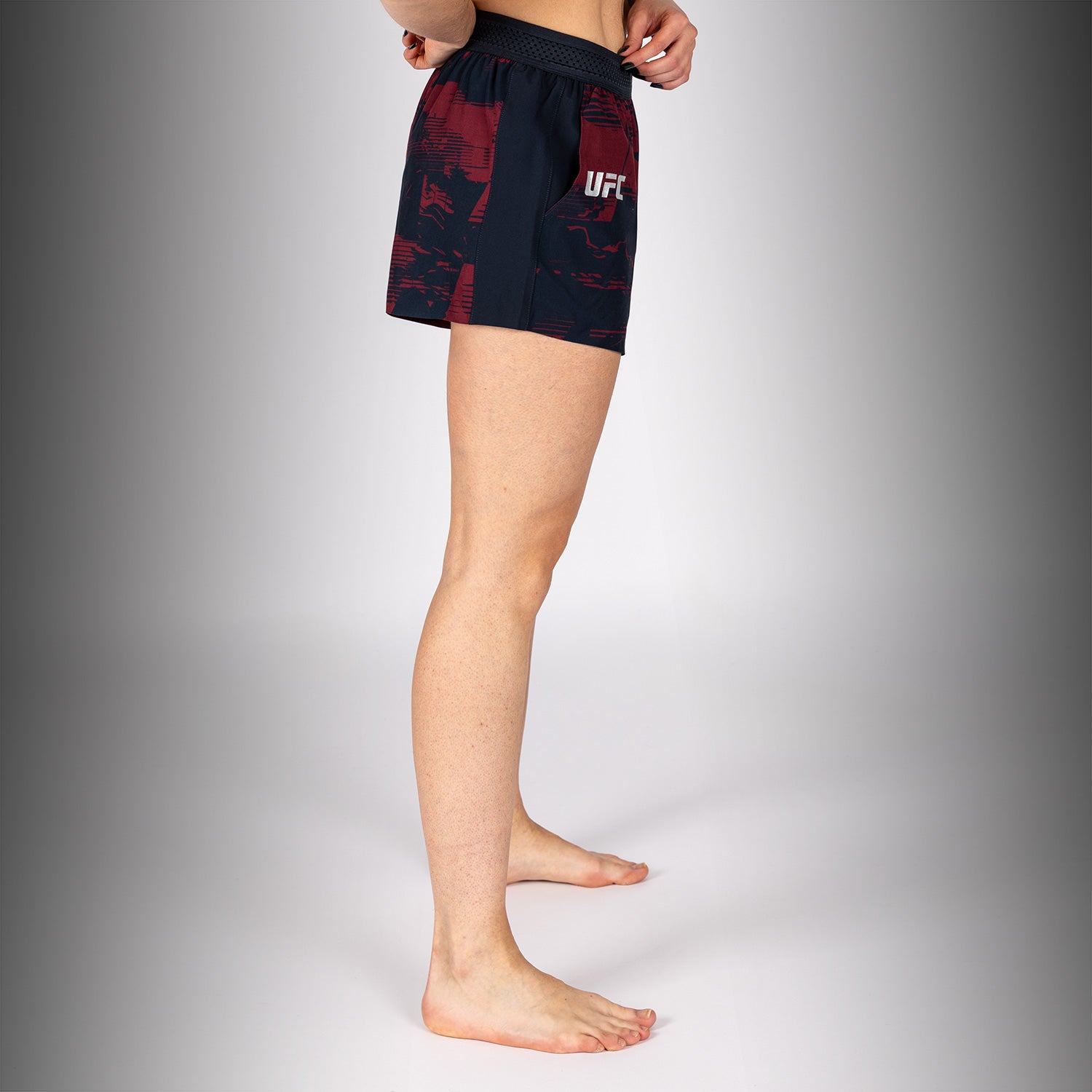 Short Performance Femme UFC Zenith by Venum Authentic Fight Week - Bleu marine/Bordeaux/Argent - product-type_Shorts de training