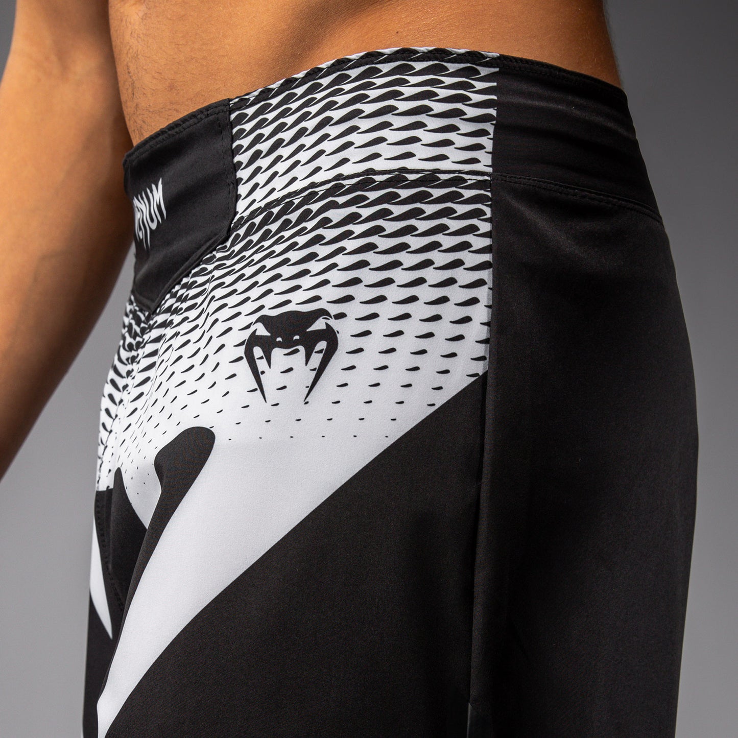 Short de Combat Venum No Gi - Noir/Blanc