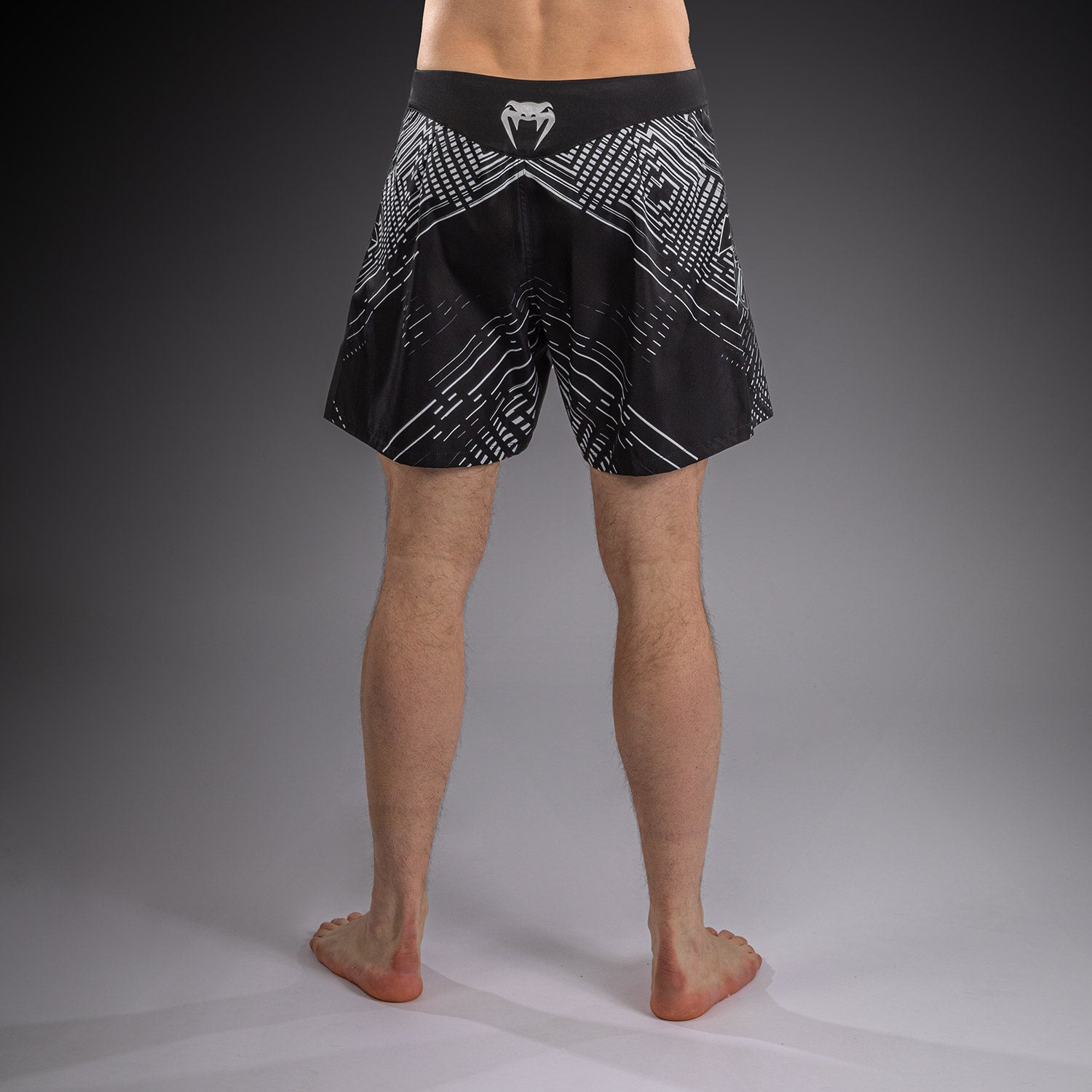 Short de Combat Venum Midnight Fury – Noir/Gris/Argent - product-type_Shorts de MMA