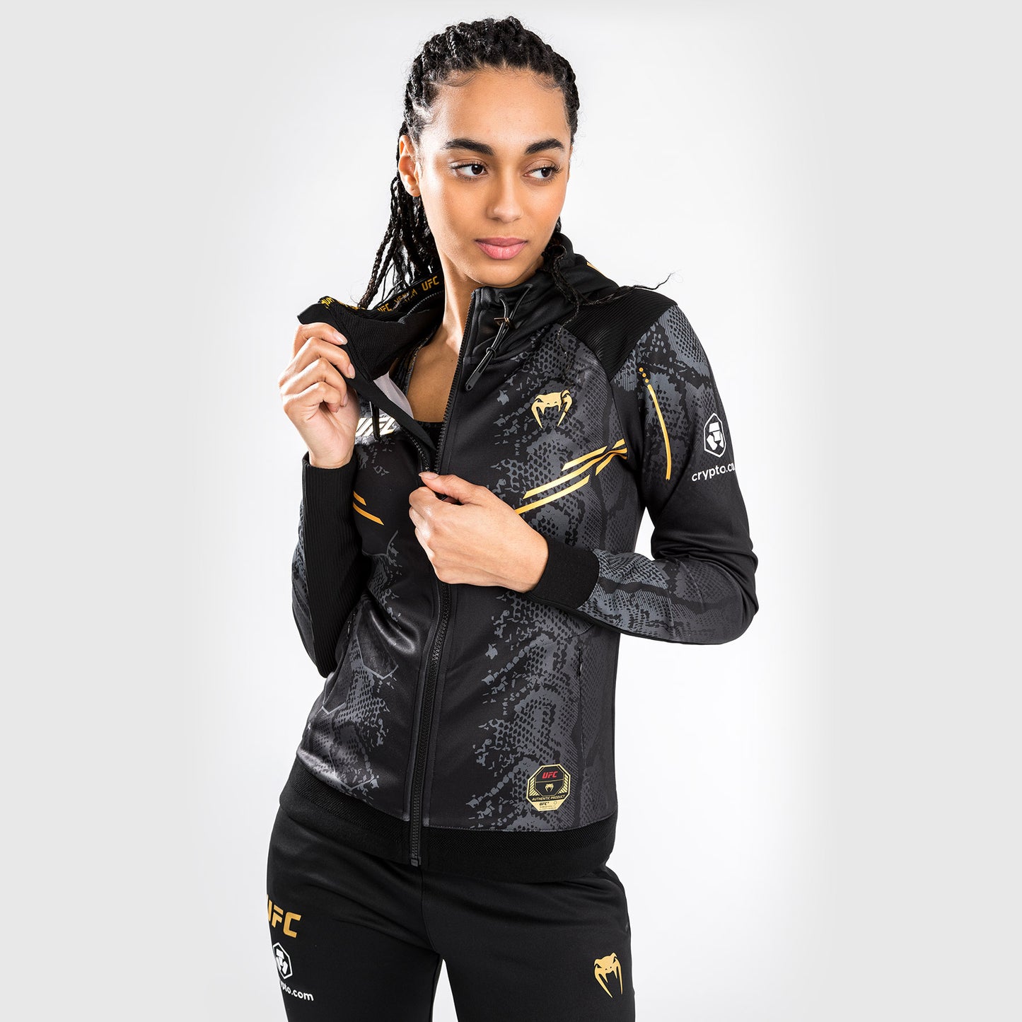 Veste à capuche Personnalisée pour Femmes UFC Adrenaline by Venum Authentic Fight Night - Champion - product-type_Vestes