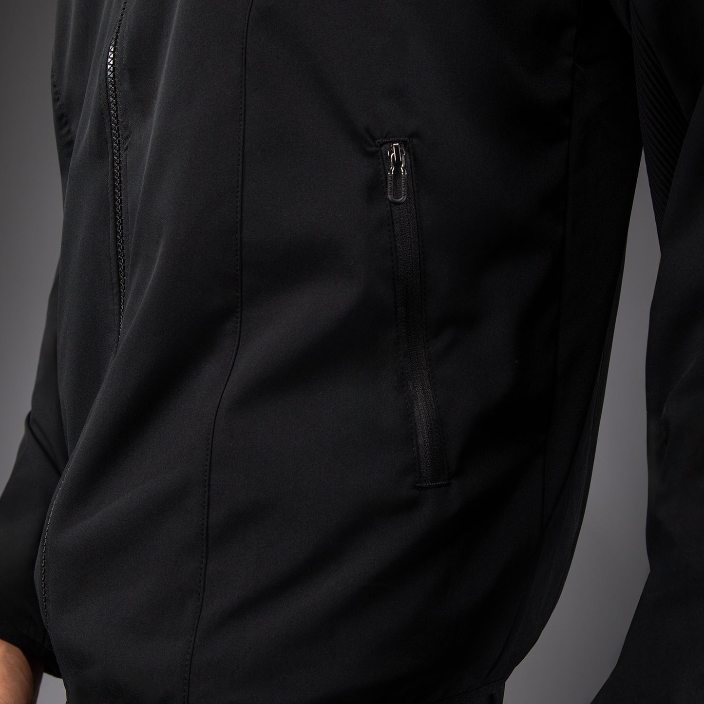 Veste de Survêtement Venum x Mike Tyson Tiger - Noir Profond/Rouge Intense