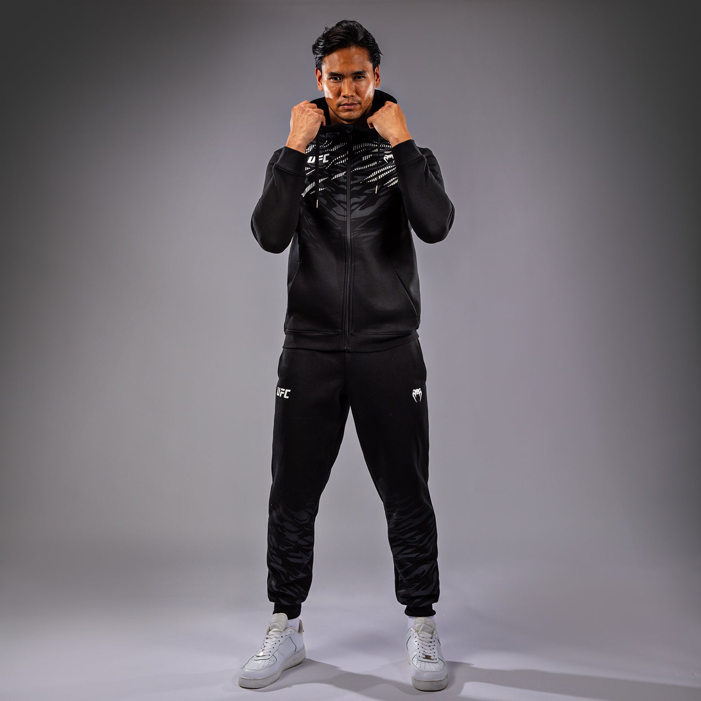 Veste à Capuche Zippé pour Hommes UFC Fusion by Venum Replica - Noir - product-type_Vestes