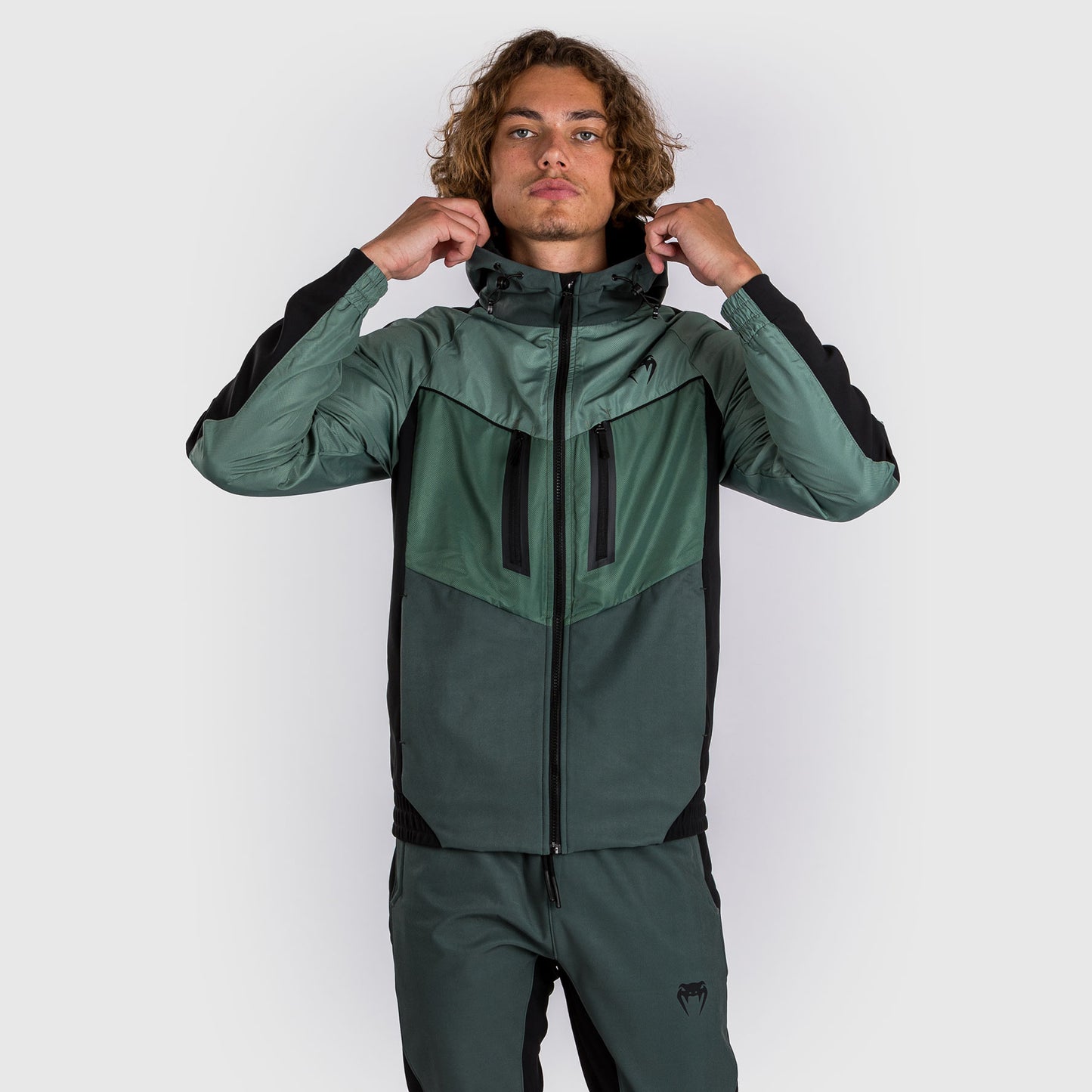 Veste de survêtement Venum Laser 3.0 - Noir/Kaki - product-type_Vestes