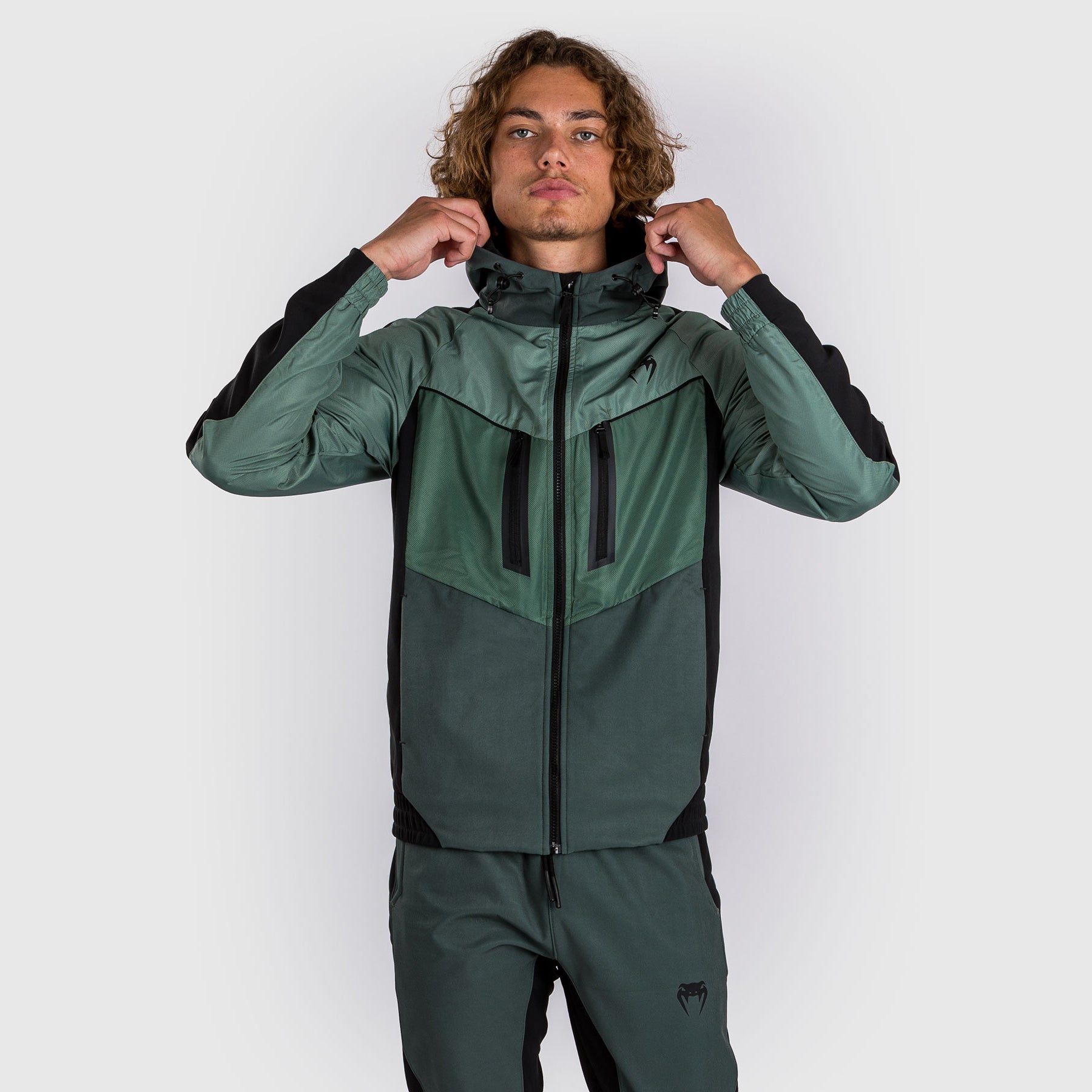 Veste de survêtement Venum Laser 3.0 - Noir/Kaki - product-type_Vestes