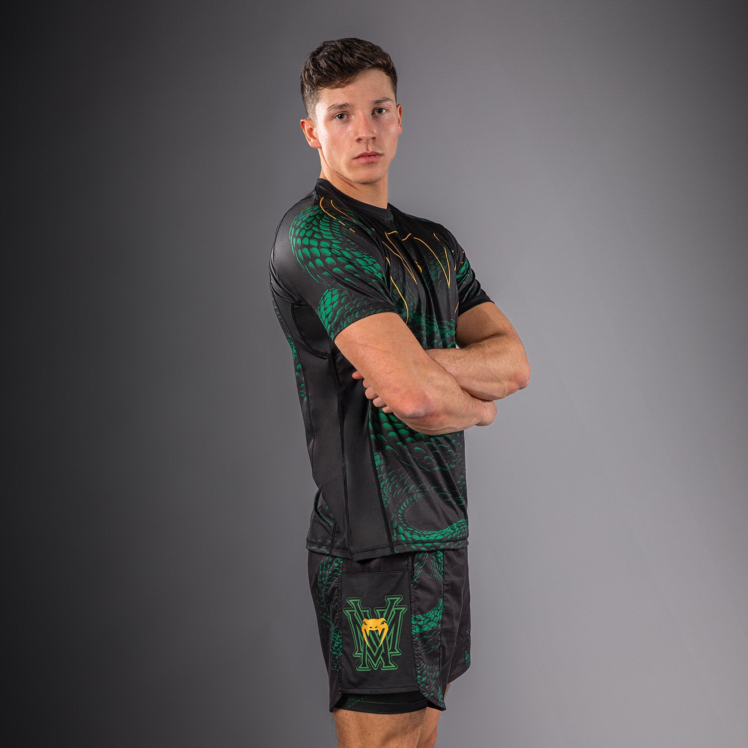 T-shirt Dry Tech Venum Matupa - Noir/Vert/Or - product-type_T-Shirts Dry Tech