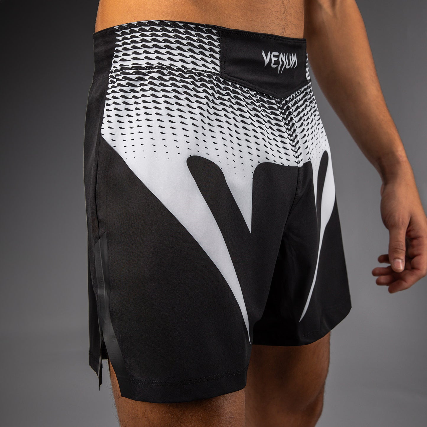 Short de Combat Venum No Gi - Noir/Blanc