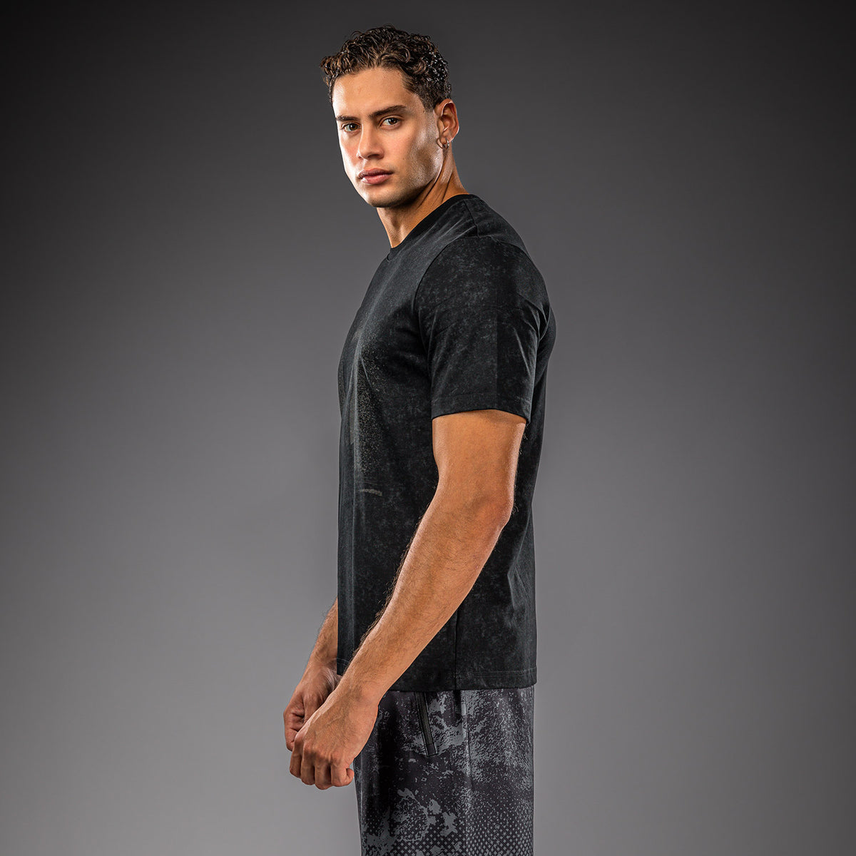 T-shirt en coton Venum x Batman - Noir/Gris