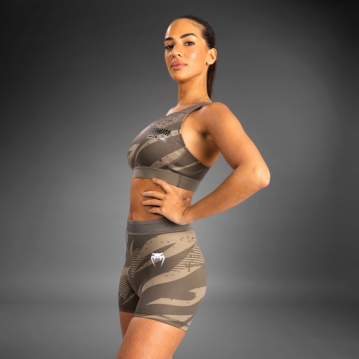 Short de compression pour Femmes UFC Adrenaline by Venum Fight Week - desert Camo - product-type_Shorts de compression