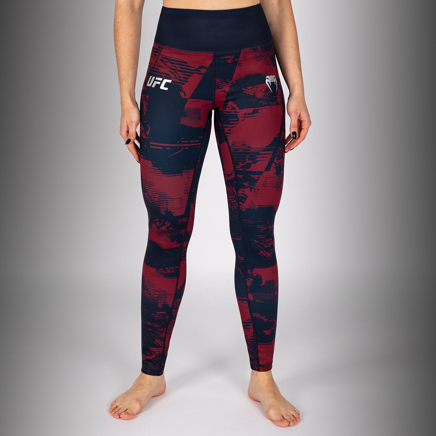 Legging Femme UFC Zenith by Venum Authentic Fight Week - Bleu marine/Bordeaux/Argent - product-type_Leggings