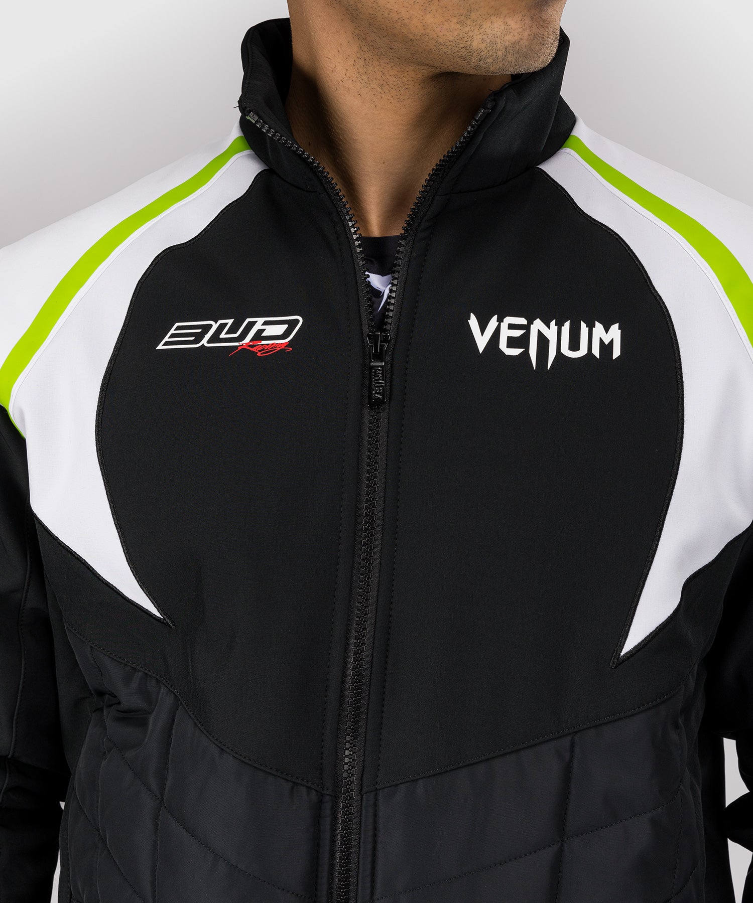 Veste pour Hommes Venum x Bud Racing - Noir/Blanc/Citron Vert - product-type_Vestes