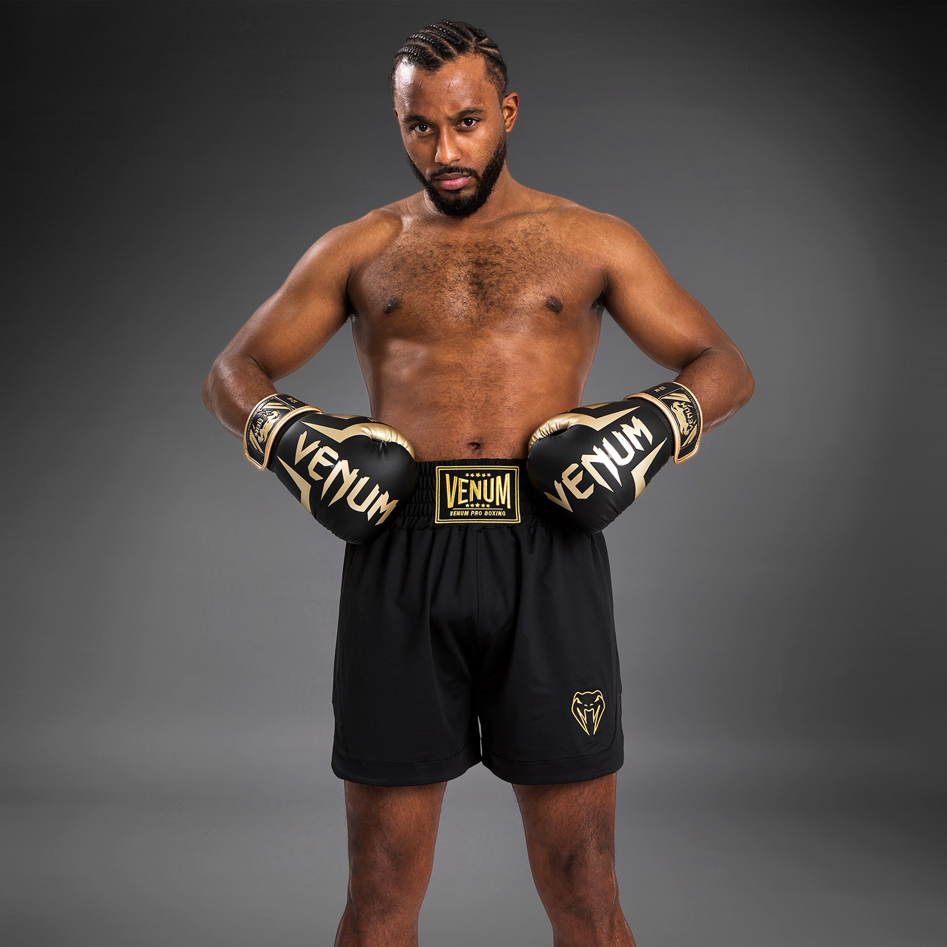 Short de boxe Venum Classic - Noir/Or - product-type_Shorts de boxe