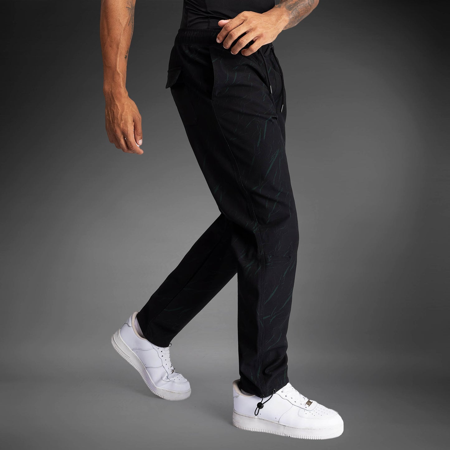 Jogging pour Hommes Venum Trooper - Noir/Vert - product-type_Pantalons de jogging