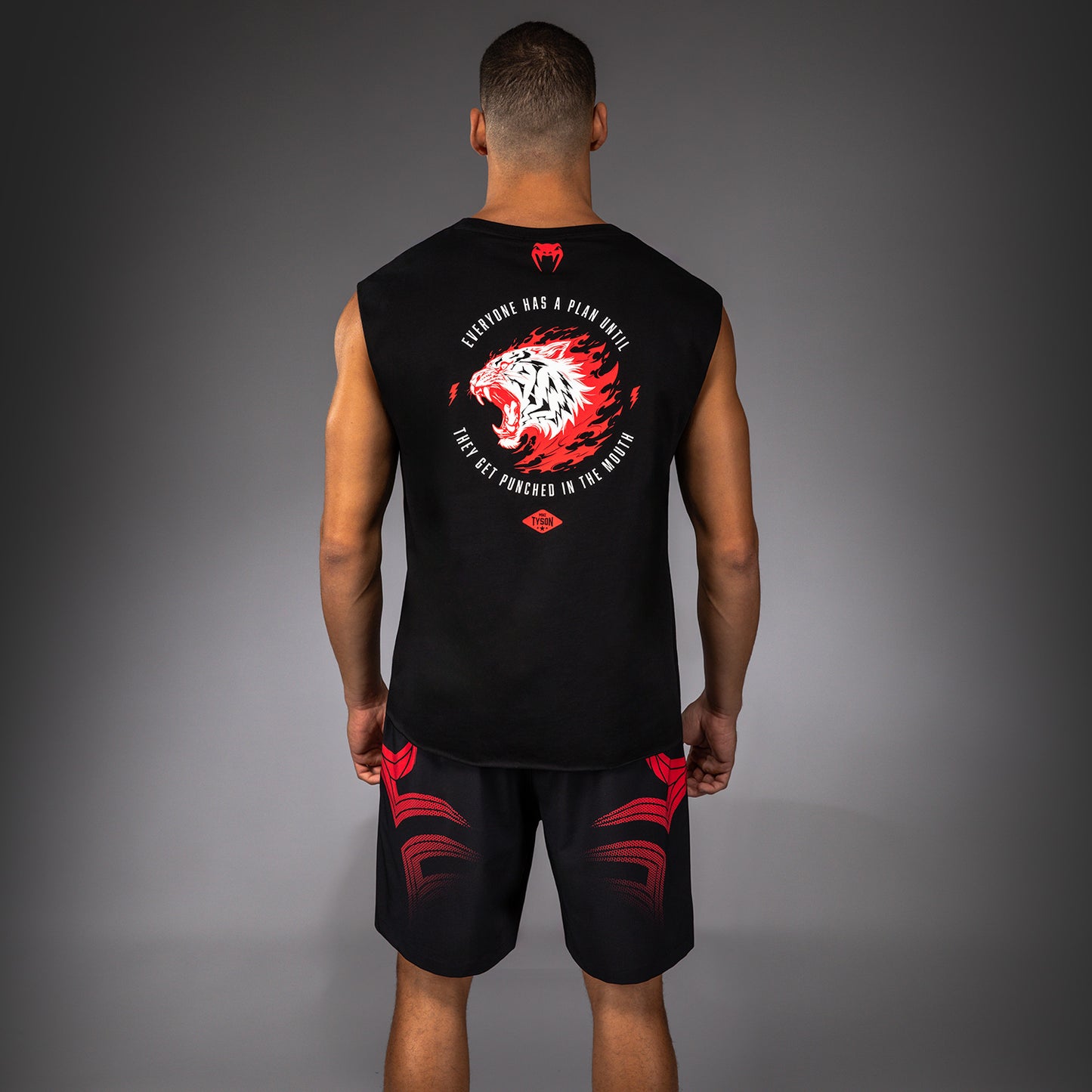 T-shirt sans manches Venum x Mike Tyson Tiger - Noir Profond