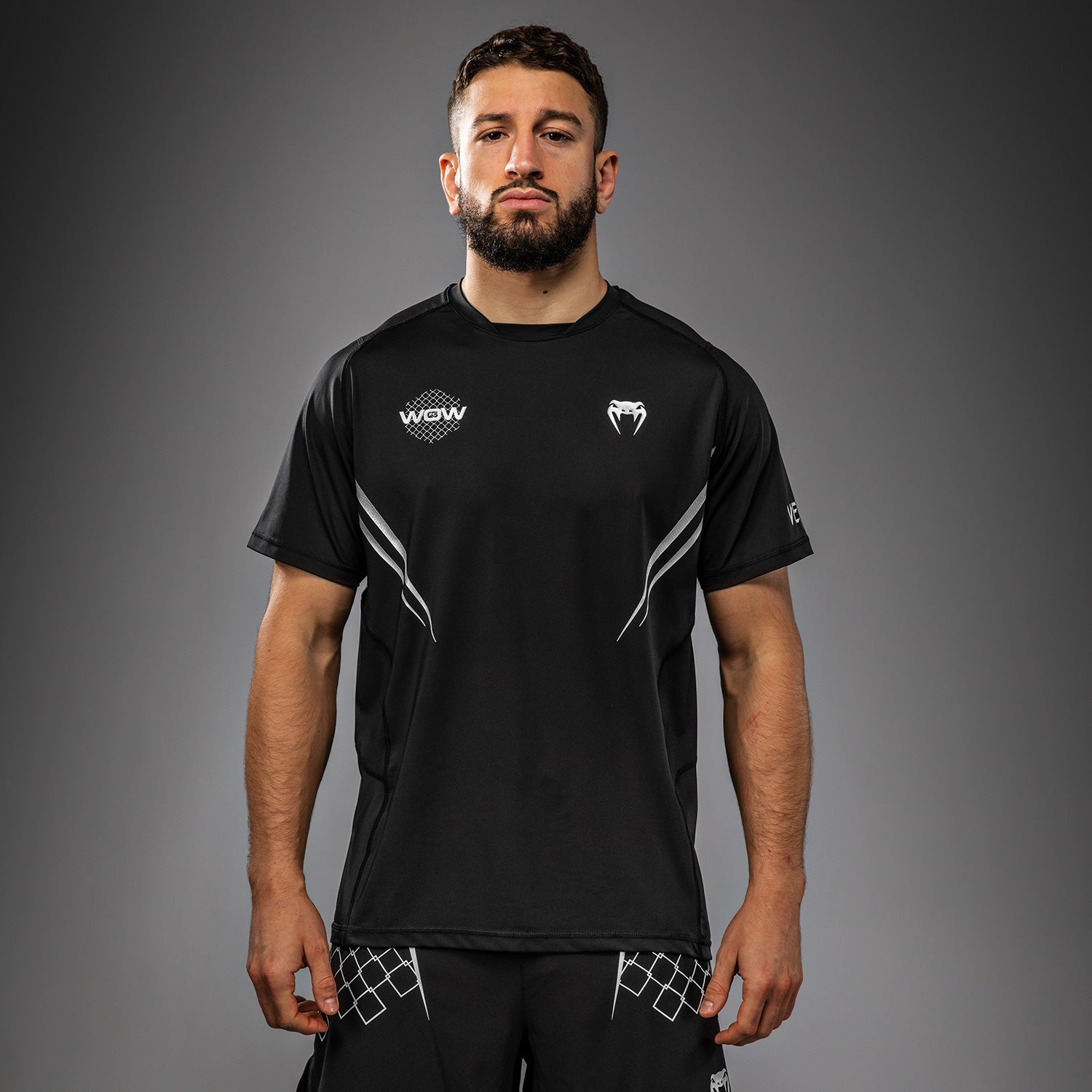 T-Shirt Dry-Tech Venum x WOW FC - Noir/Gris - product-type_T-Shirts Dry Tech
