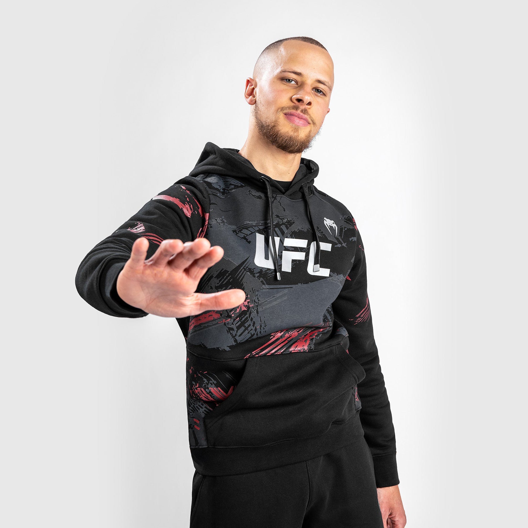 Sweatshirt UFC Venum Authentic Fight Week 2.0 - Noir/Rouge - product-type_Sweatshirts