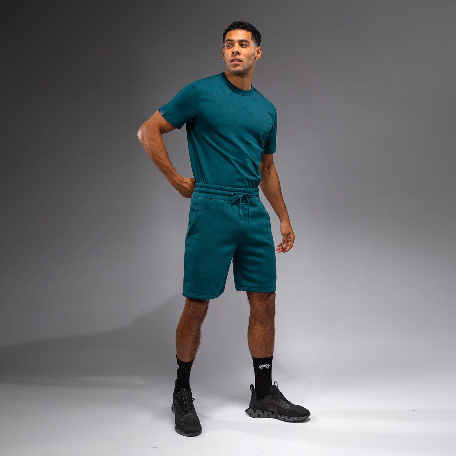 Shorts en Coton Venum Silent Power - Paon Green - product-type_Shorts en Coton
