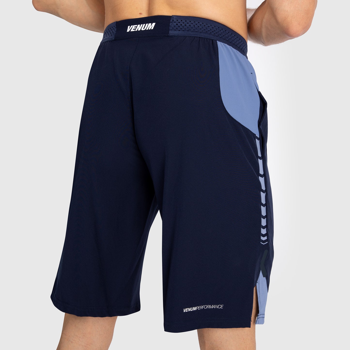 Short de training pour Hommes Venum Tempest - Bleu Marine/Bleu - product-type_Shorts de training