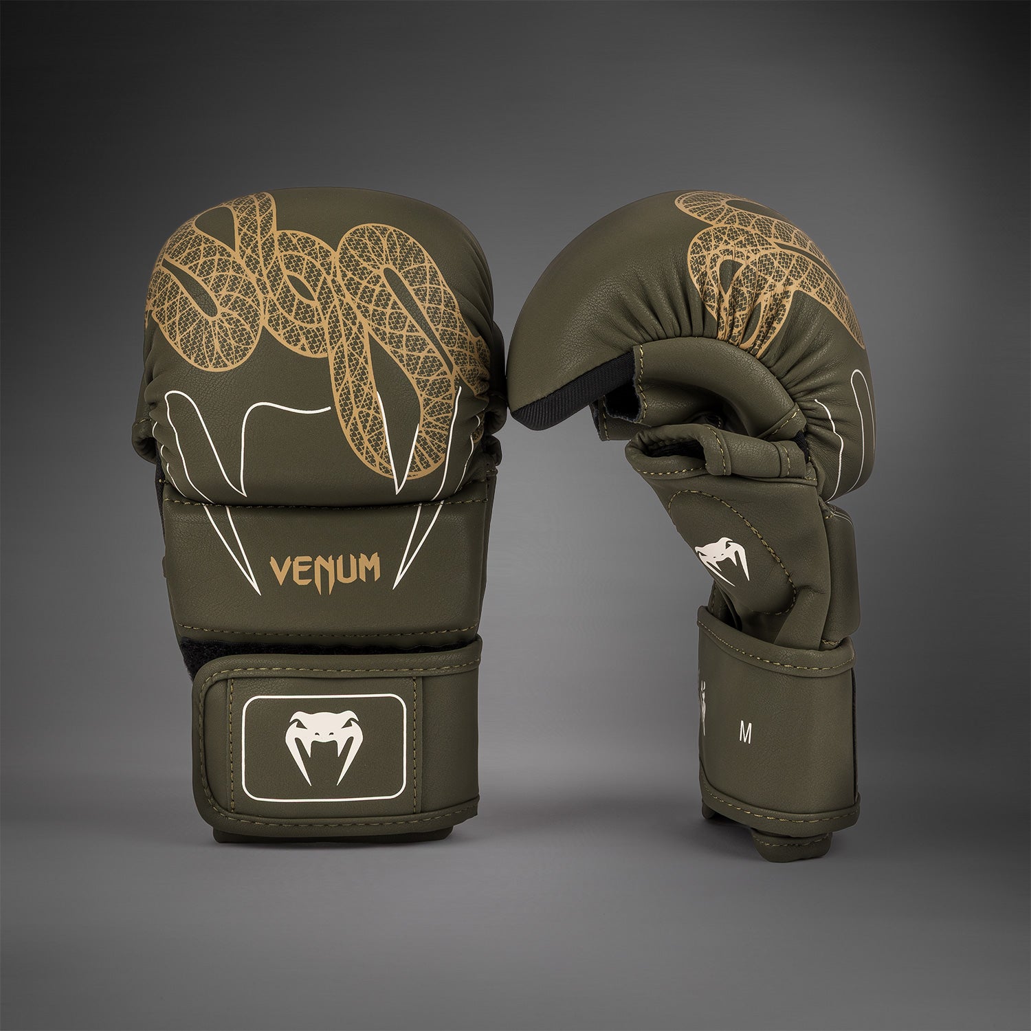 Gants de Sparring Venum Serpenti – Kaki/Bronze/Ivoire - product-type_Gants de MMA
