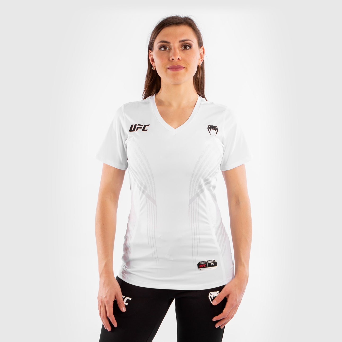 T-shirt Technique Femme Personnalisé UFC Venum Authentic Fight Night - Blanc - product-type_T-Shirts Dry Tech