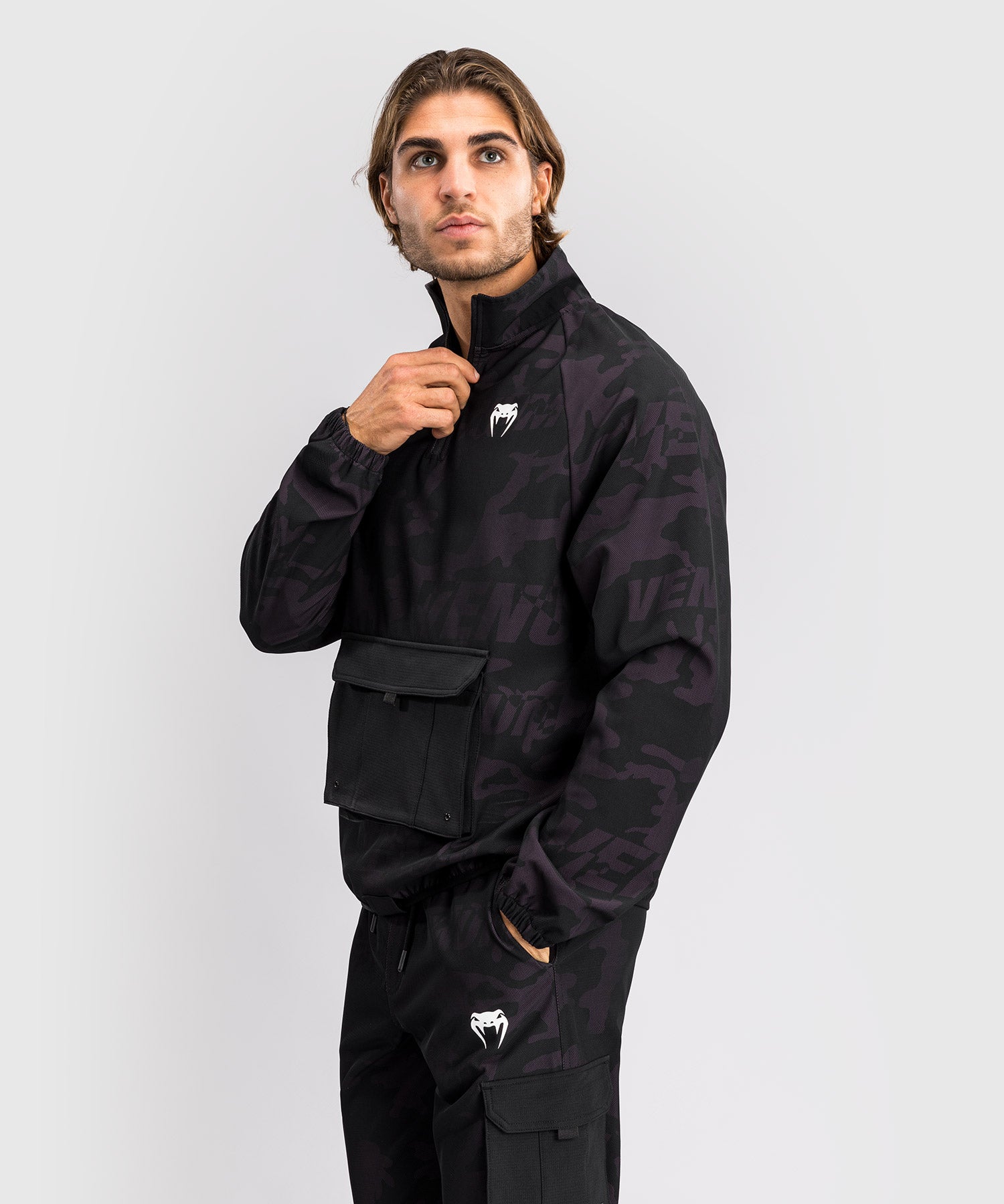 Veste de Survêtement Pour Hommes Venum Trooper - Noir/Violet - product-type_Sweatshirts