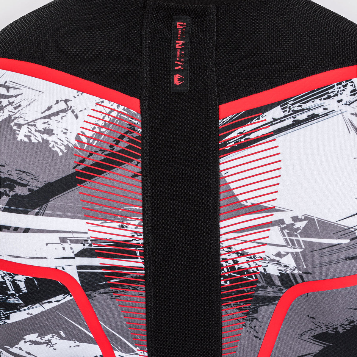 Venum Electron 3.0 Rashguard à manches longues - Gris/Rouge - product-type_T-Shirts de Compression