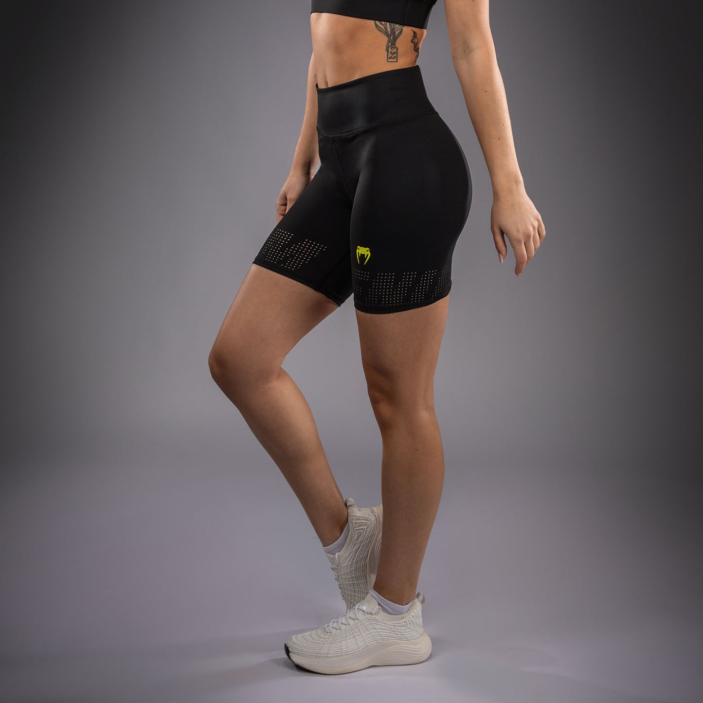 Short de Compression Venum Lazer Pour Femme - Noir/Jaune