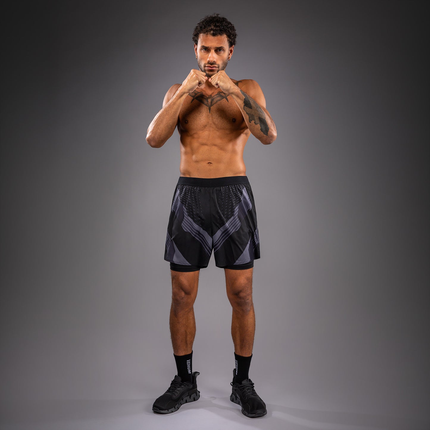 Short d’Entraînement Venum No-Gi 6.0 - Noir/Gris