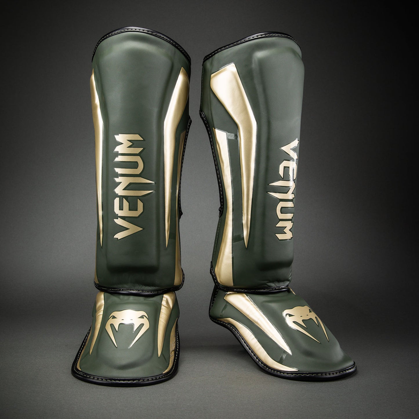 Protège-tibias Venum Elite - Kaki - product-type_Protège-tibias