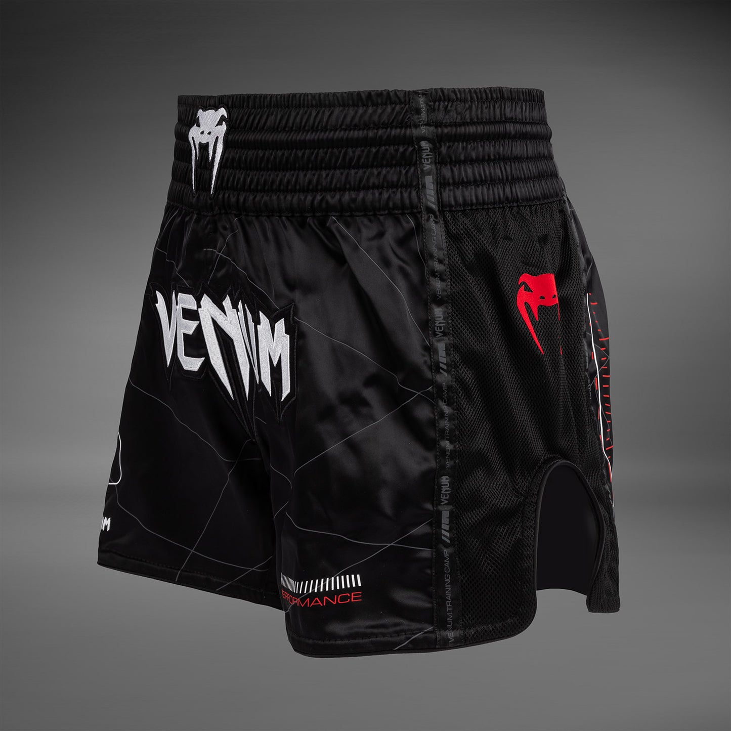 Short de Muay Thai Venum Tactical XT- Noir/Rouge Feu - product-type_Shorts de Muay Thai
