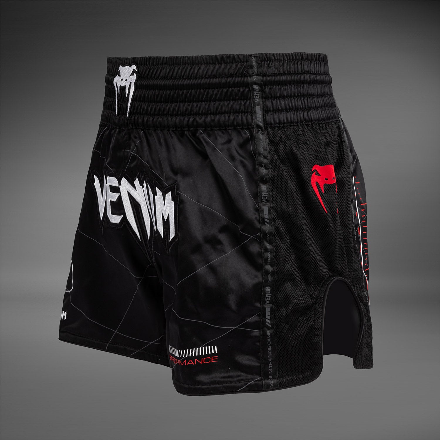 Short de Muay Thai Venum Tactical XT- Noir/Rouge Feu - product-type_Shorts de Muay Thai