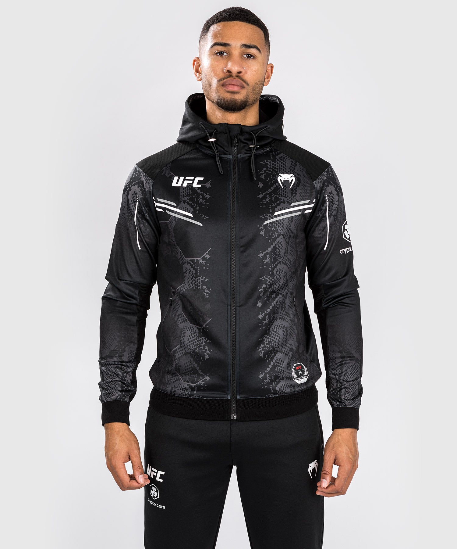 Veste à Capuche Personnalisée pour Hommes UFC Adrenaline by Venum Authentic Fight Night - Noir - product-type_Vestes