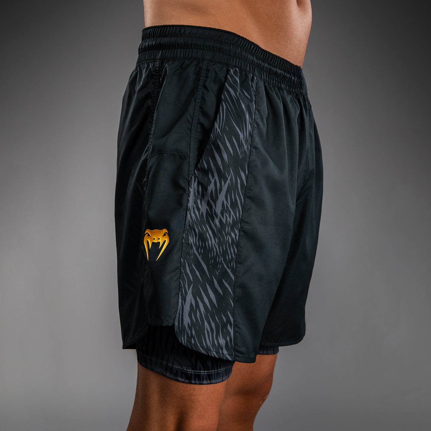 Short d'entraînement Venum x Chimaev - Noir/Gris - product-type_Shorts de training