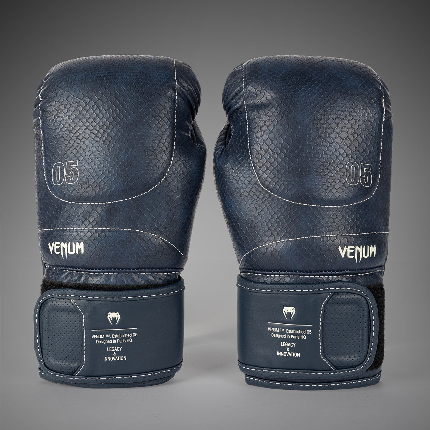 Gants de Boxe Venum Impact Evo Scales – Bleu Minuit - product-type_Gants de boxe