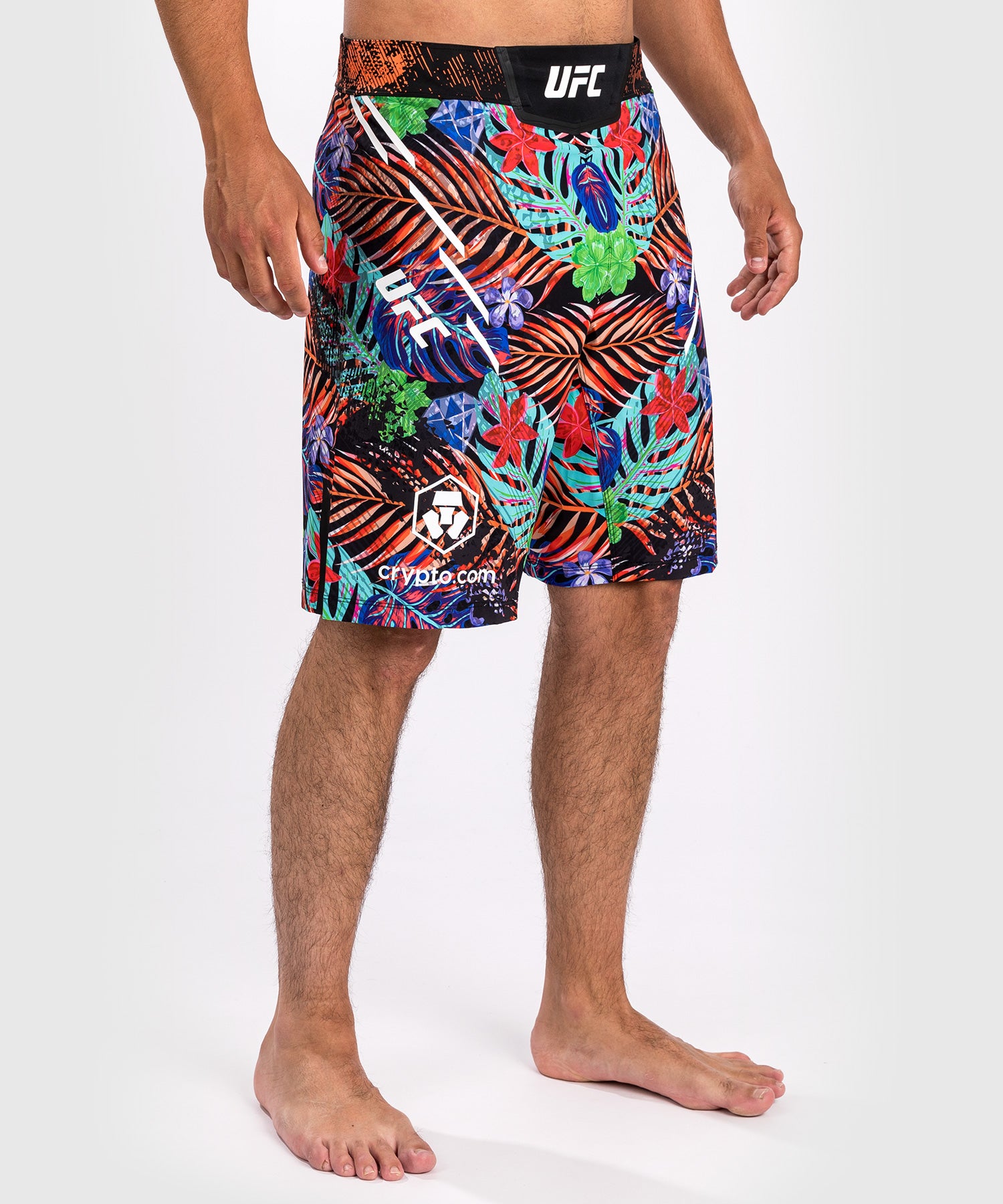 Short de Combat coupe longue pour Hommes UFC Unrivaled by Venum Dustin Poirier - Bleu - product-type_Shorts de MMA
